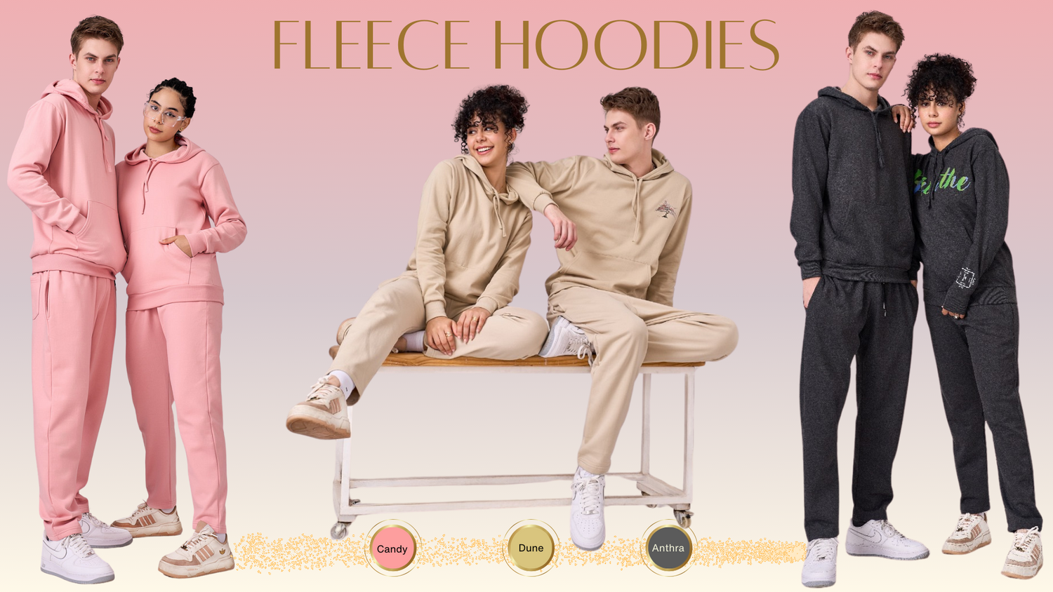 Fleece Lined : Hoodie sets