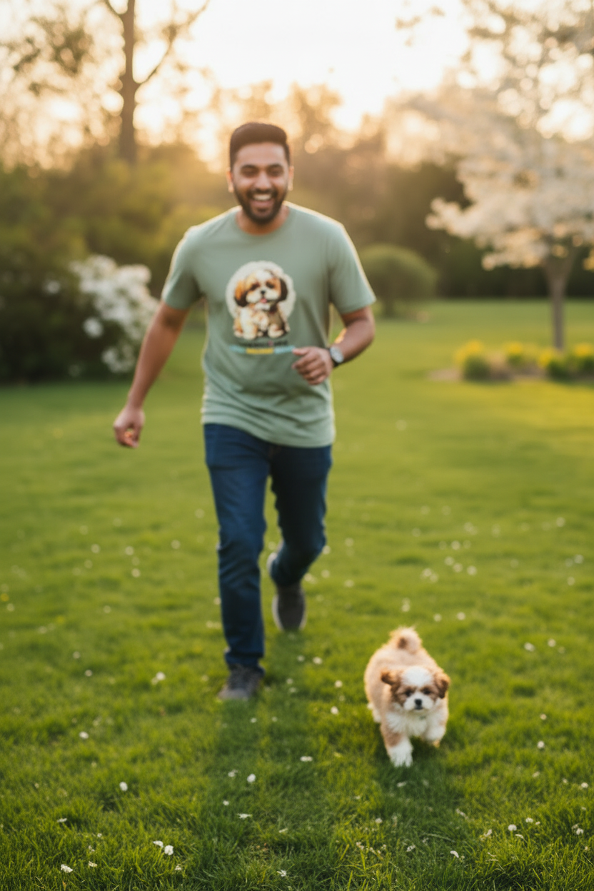 SHIH TZU – SuperLITE Tee (SAGE GREEN)
