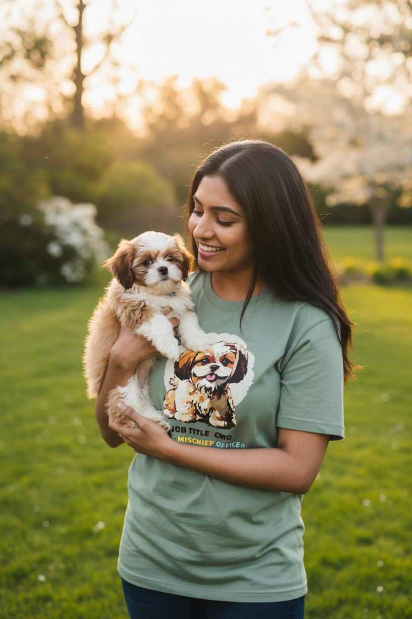 SHIH TZU – SuperLITE Tee (SAGE GREEN)