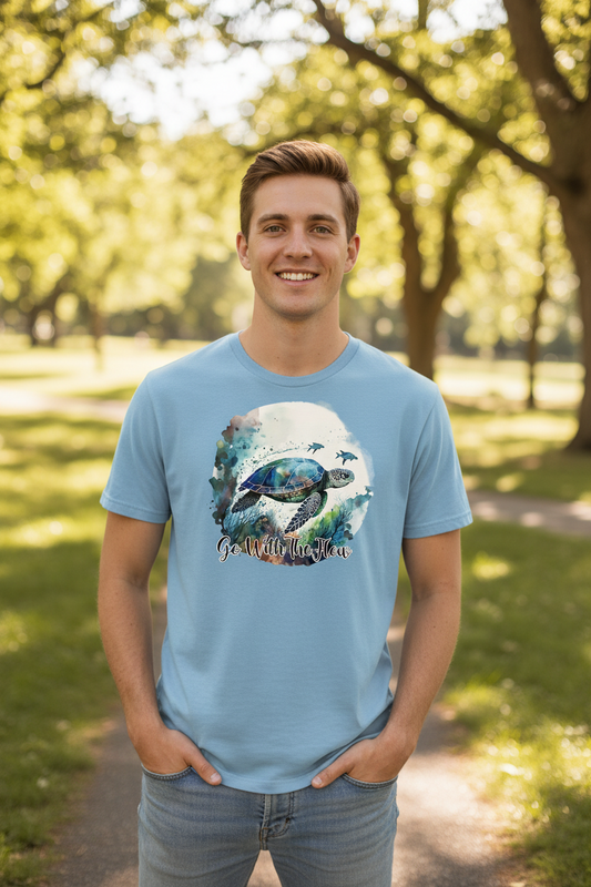 SUMMER VIBES – SuperLITE Tee (SNOW BLUE)